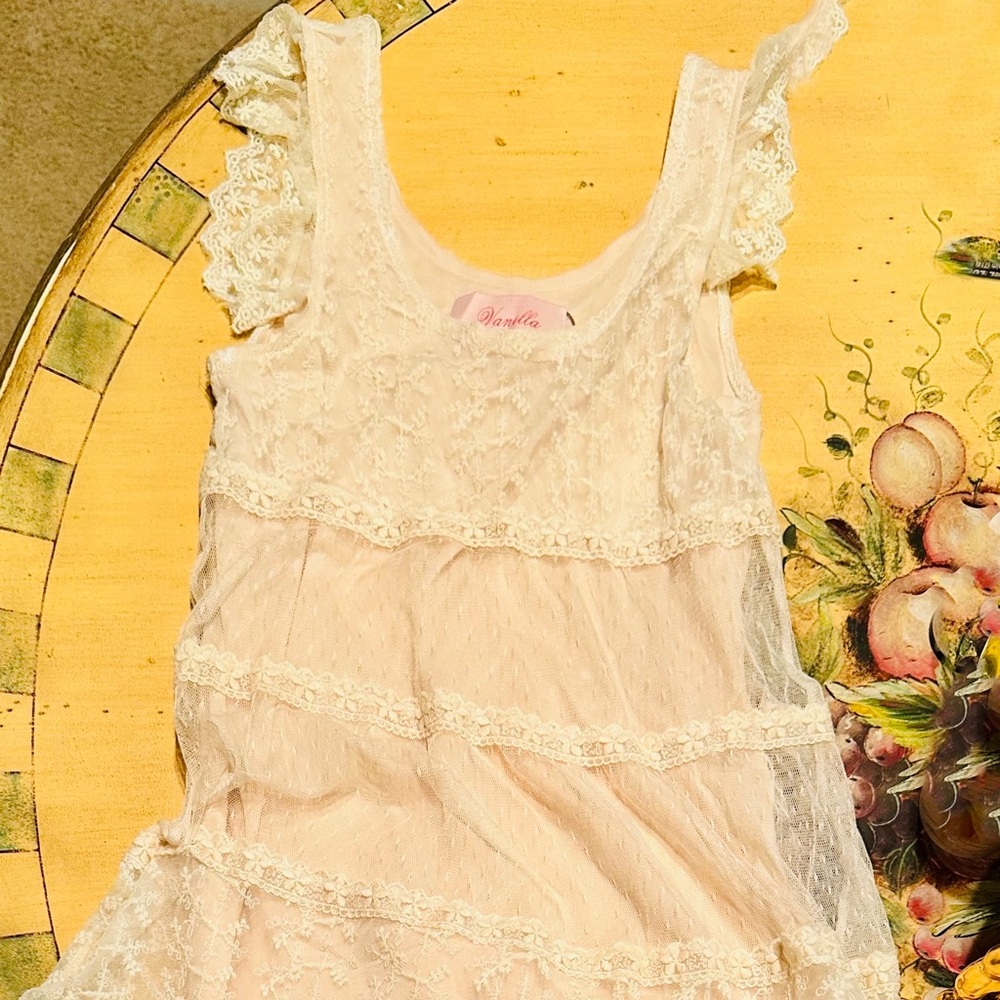 🎁NWT Vanilla London Girls‎ Lace Dress🎁